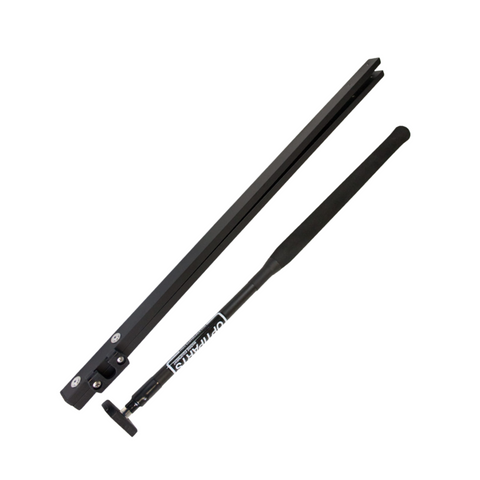 Opti Black Anodised Tiller With Deluxe Tiller Extension