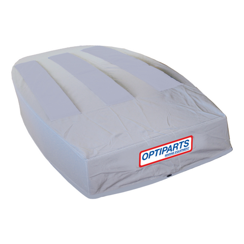 Opti Breathable Bottom Cover With 3 Foam Padded Strips To help Protect Your Boat. 