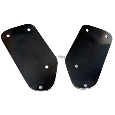 Stainless Steel Plates Designed To Assist With An Easier Angle To Cleat & Un-Cleat The Jib